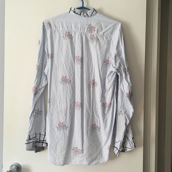 Comme Des Garcons Embroidered Cotton Shirt M - Picture 3 of 6